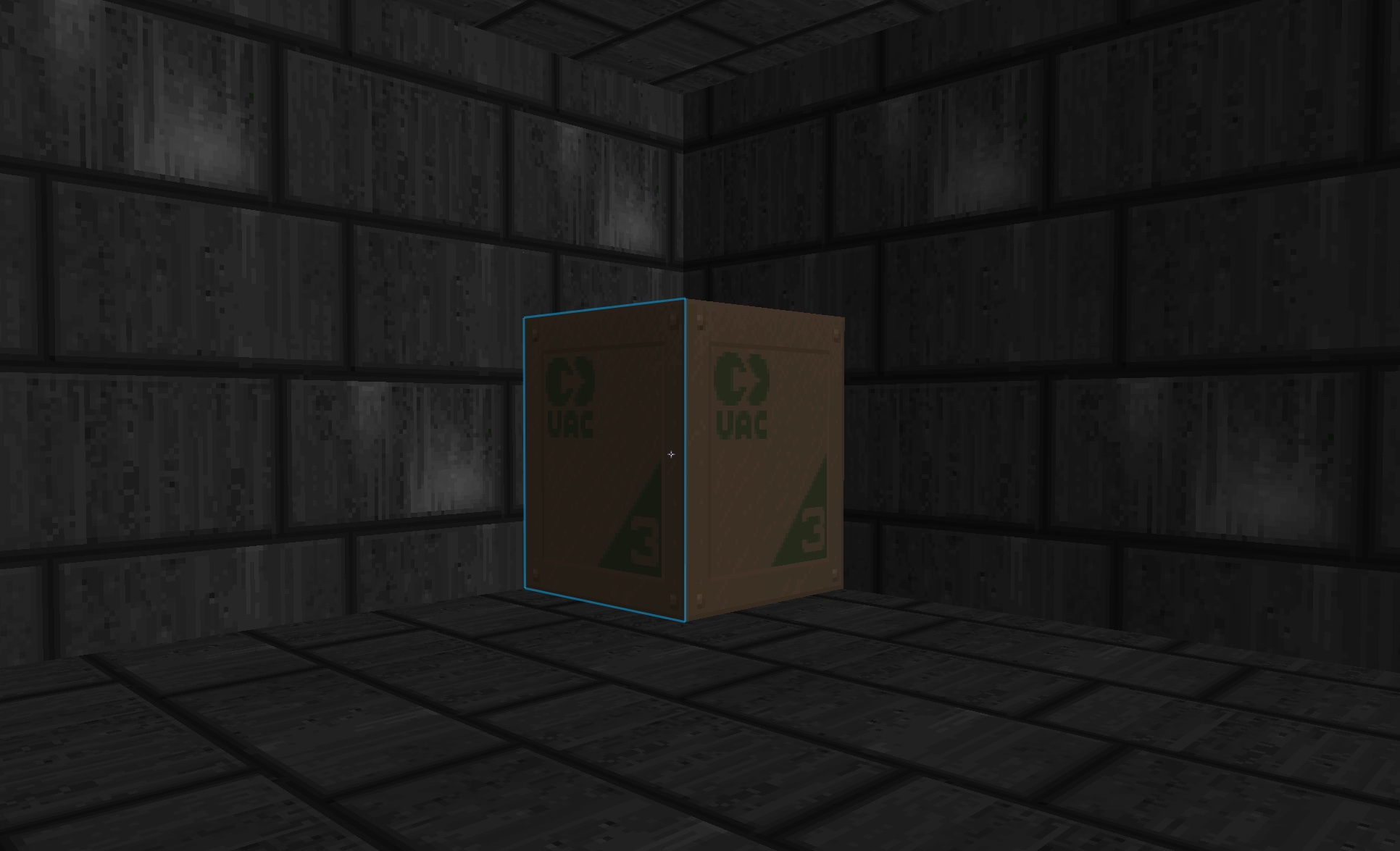 slade crate in corner